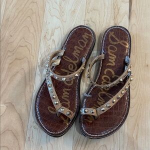Sam Edelman Gold Studded Sandals